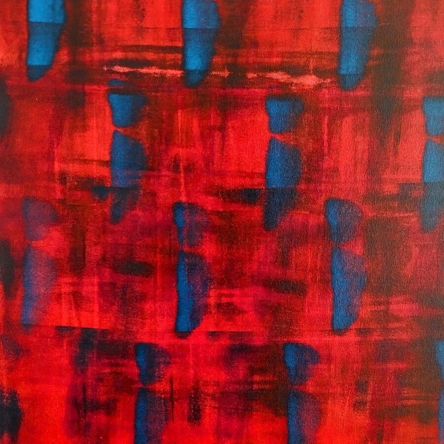 Miro Zahra, o.T., 2025, Öl auf Leinwand, 60x50 cm